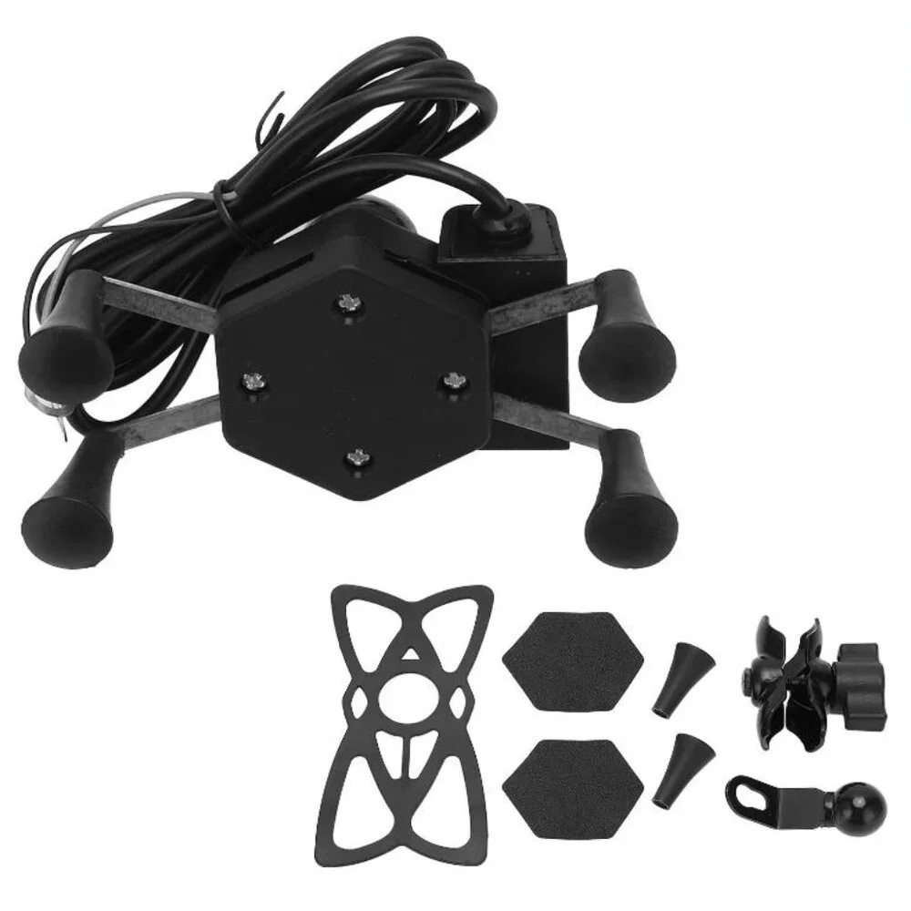 USB Navigation Bracket, Accessory with Navigation Bracket for 3-6.5 Inch Mobile